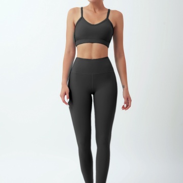 workout leggings and bra set