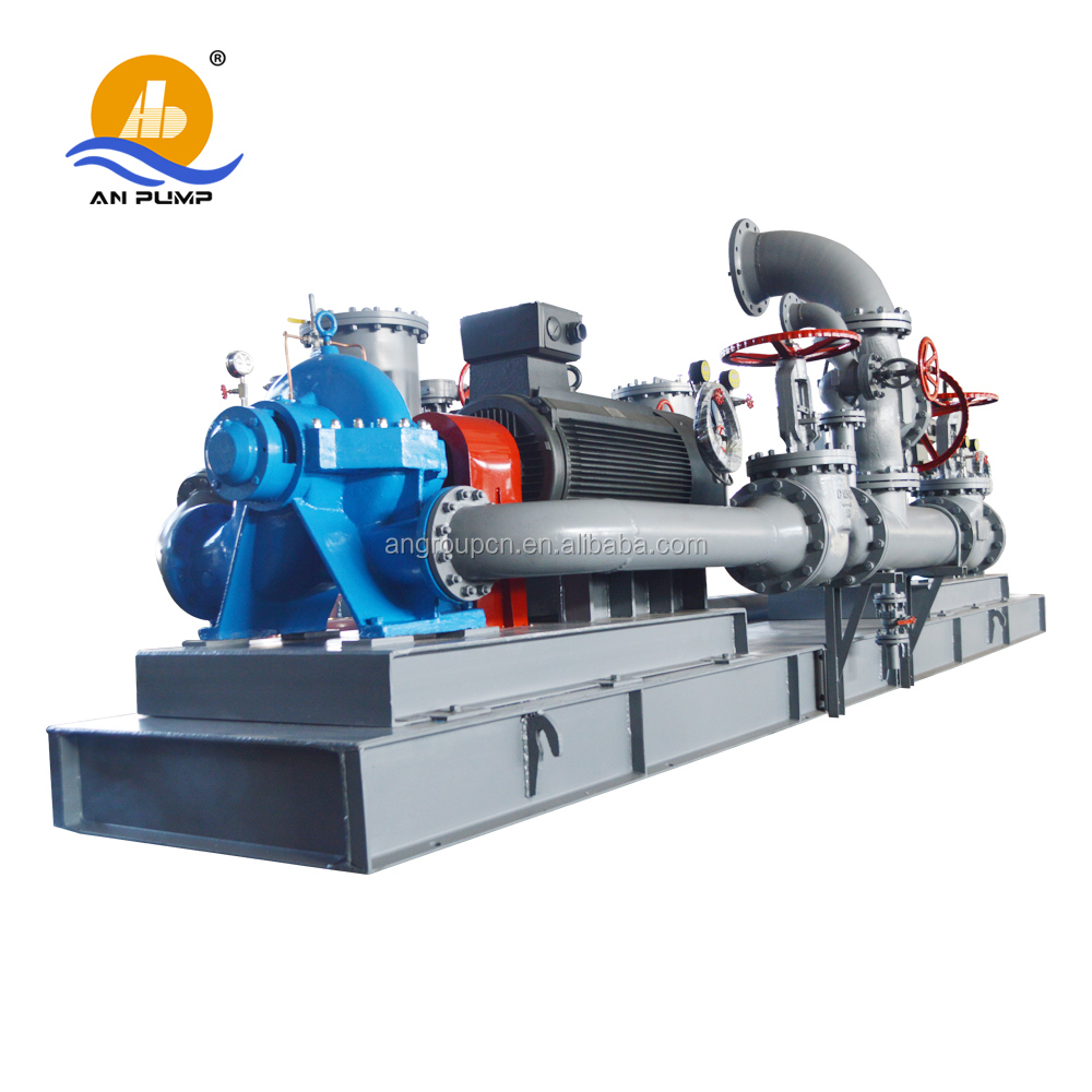 Diesel powered engine driven split case mechanical seal sea water marine pump