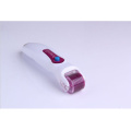 Amztatto LED luz titânio micro agulhas Derma Roller Acne