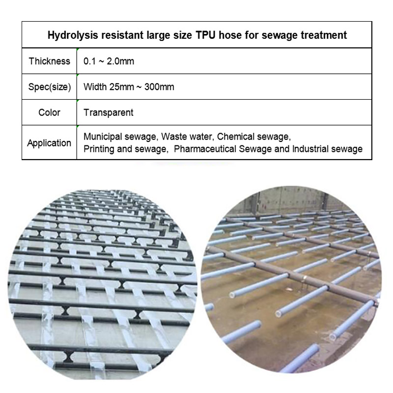 Sewage treatment TPU tube