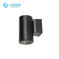 مصباح حائط خارجي LEDER مضاد للماء أسود 5 وات * 2