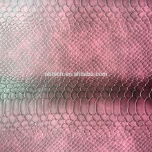 Various colors faux crocodile leather pu leather for handbag