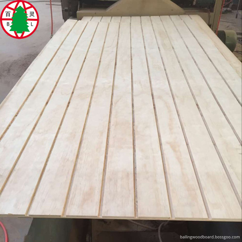 hot sale pine veneer T&G slotted plywood