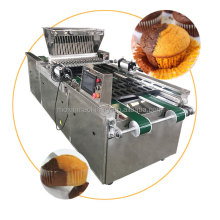 Moxin 500kg/h Automatic Cupcake/Custard Rusk Production Line - Chocolate Marble Cupcake Machine