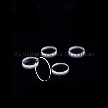 Optical glass rod lens fused silica glass