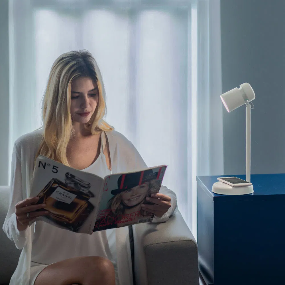 Wireless Charging Speaker Lamp with Bluetooth Speaker LED Table Lamp