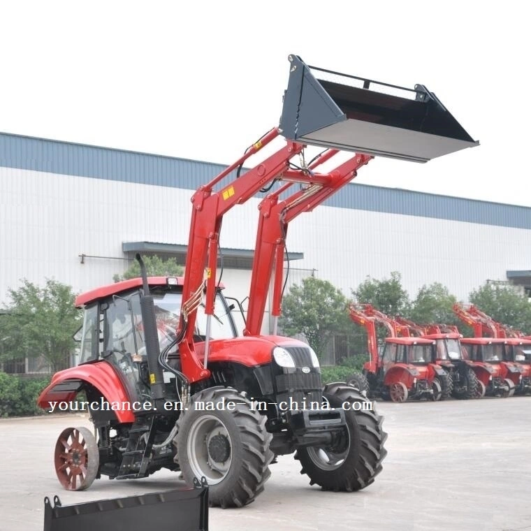 Europe Hot Selling Ce Approved Tz16D Heavy Duty Quick Hitched Type Front End Loader with 4in1 Bucket for 140-180HP Agricultural Wheel Farm Tractor