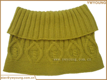 Fashion Acrylic Knit Women Loop Scarf