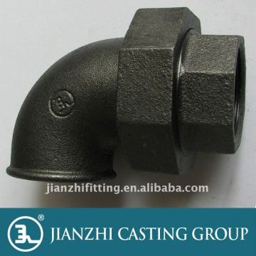 EN10242 Malleable Cast Iron Union Elbow Pipe Connection