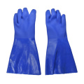 Blaue PVC-beschichtete Handschuhe 16 &#39;&#39;