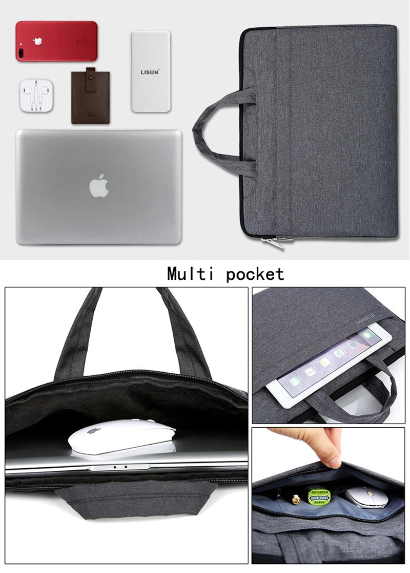 light weight and thin laptop bag polyester portable notebook computer bag