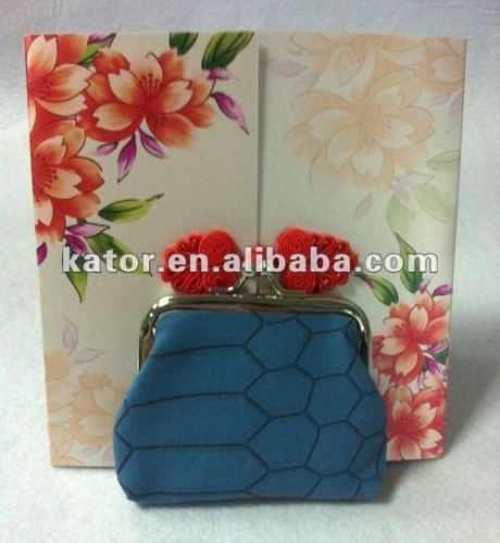 Soft COTTON lady coin case