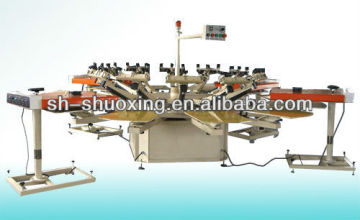 Semi automatic screen printing machine for clothes