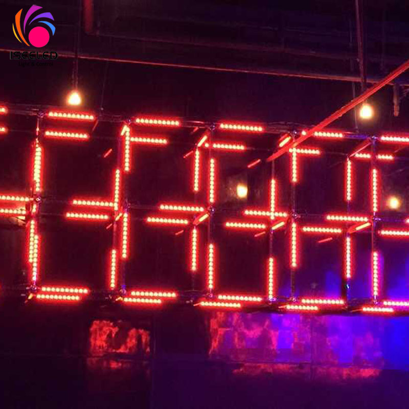 Disco Party Light առաստաղի դեկորատիվ DMX խողովակի լուսավորություն