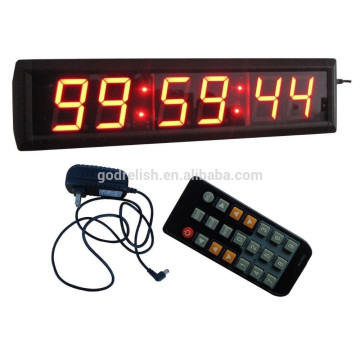 Godrelish 1.8" Red digital wall led countdown timer 6 digits 7 segment led display for countdown timer