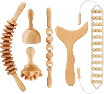 Wood Therapy Massage Tools Cellulite Pain Trigger Point
