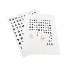 Optic Crystal Exercise Table RD006: Size Adjustment for Near and Far Vision Training