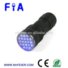 Most popular best selling 21 LED detection ultra violet torch