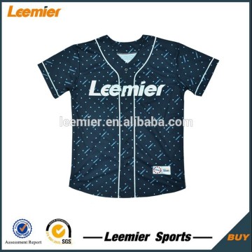 Men's custom made sublimation throwback baseball jersey