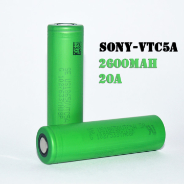 Sony Vtc5a 2600mah 3.7v Rechargeable Battery