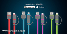2-in-1 USB Cable High Speed USB Sync and Charge Cable