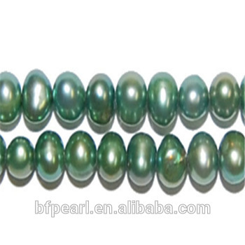 4-5mm Green Potato Shaped Loose Seed Pearls Strands