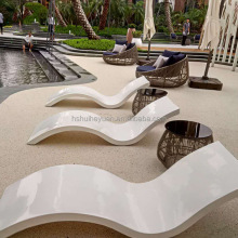 Customized Colorful Outdoor Swimming Pool Lounge Chairs