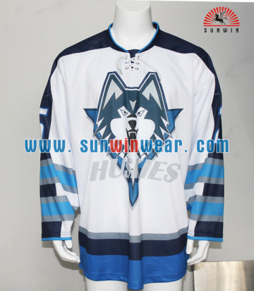 Sportswear good design funny custom made apparel ice hockey jerseys