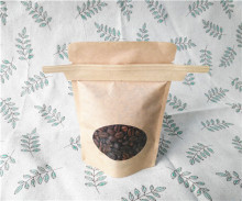 Kraft Paper Bag with window and Tin tie