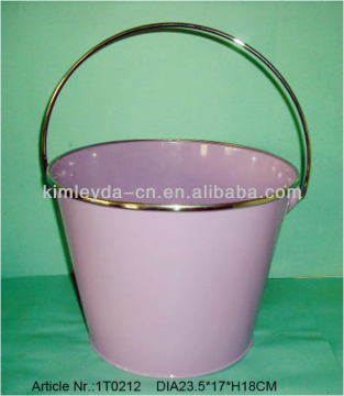 galvanzied water bucket