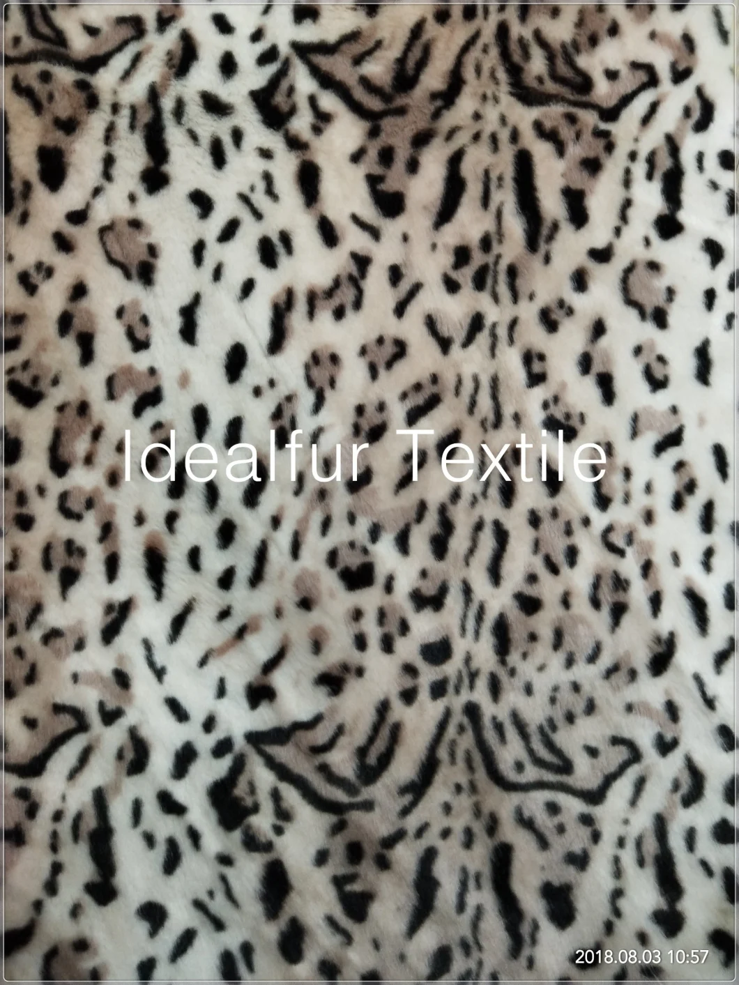 Leopard Point Mink Faux Fur