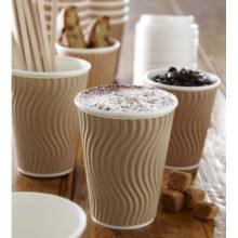 Brown Ripple Wall Insulated Paper Cup