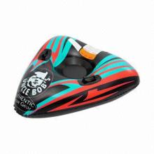 Triangle-shaped inflatable snow tube, lets you enjoy playing snow in winter