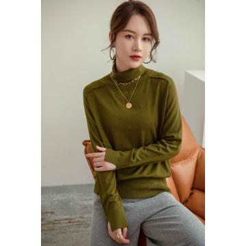 Superfine wool knit bottom sweater female western style