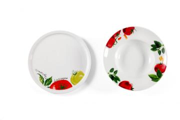 Hotel and restaurant ceramic dinnerware dishes and plates