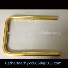 Champagne aluminium bend tube