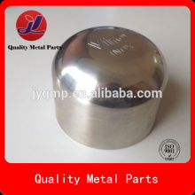 Deep drawing and stamping metal parts with polished surface