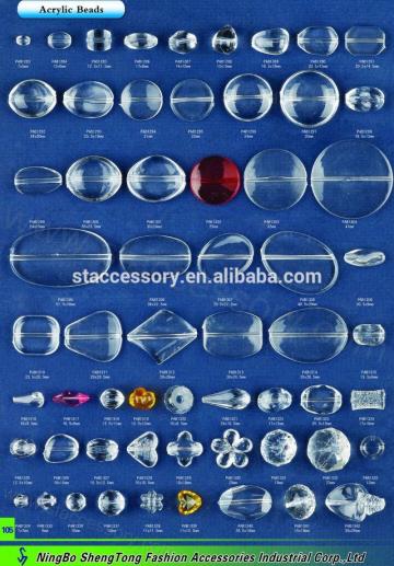 wholesale transparent acrylic beads plastic beads