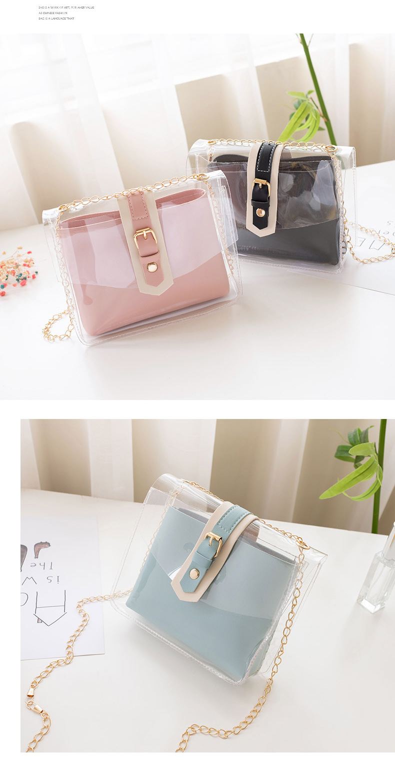 Foreign Trade Wholesale Ladies Transparent Jelly Bag Shoulder Messenger Mobile Phone Small Bag Fashion Female Bag