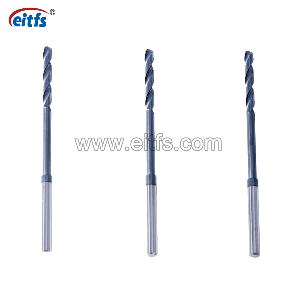 Long Life 2 Flutes Solid Carbide Twist Drill Bits for Hardened Steel
