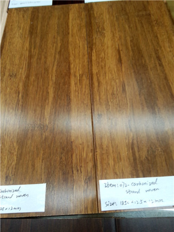 Carbonized strand Woven Bamboo Floorings Indoor Floorings
