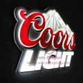 Coorslight acryl 3D lichtbord