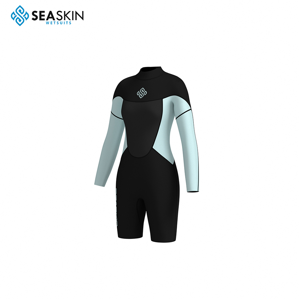 Seaskin Surfing Surfing Diving Lengan Panjang Springsuit