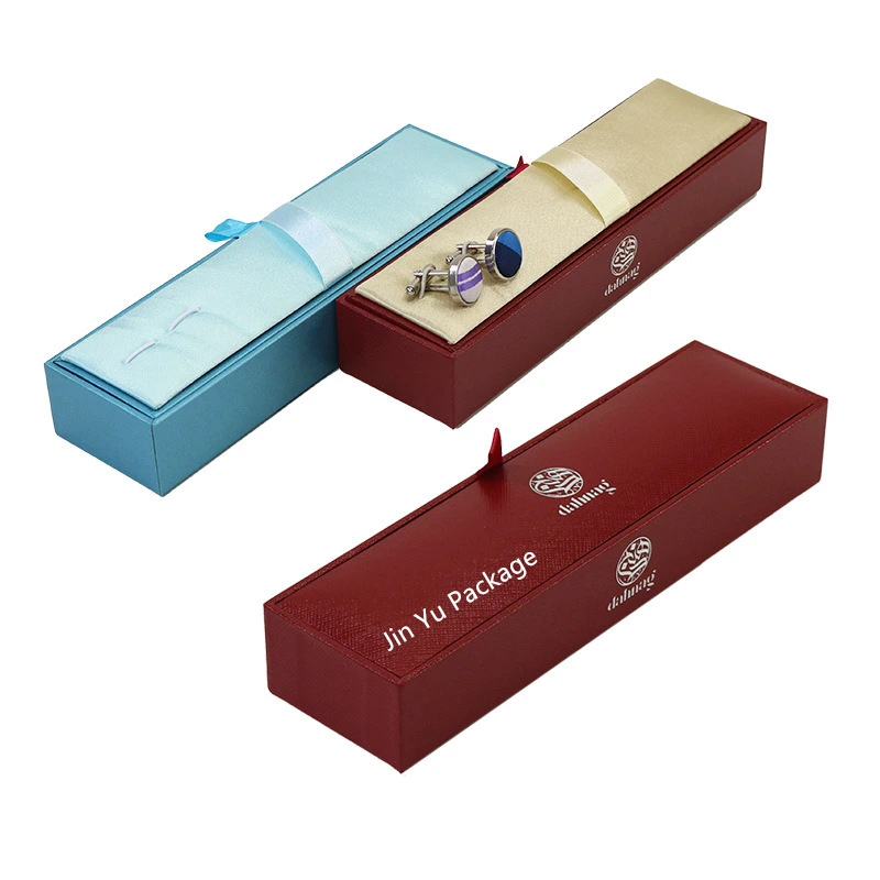 Luxury Cardboard Paper Pen Cufflnks Gift Set Packaging Boxes