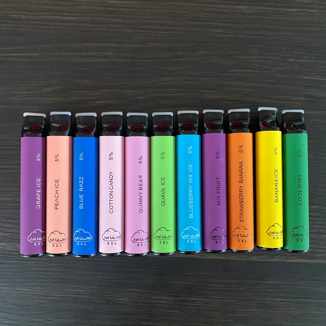 USA Most Popular Disposable E Cig 2000 Puffs Oil Vape Pen with 6.5ml E Liquid 25 Flavors Air Glow XXL