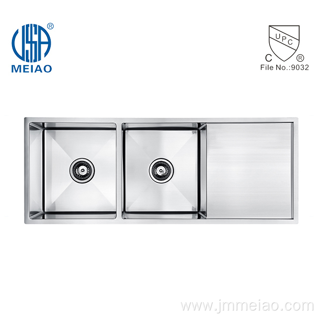 304 Stainless Steel Undermount Kitchen Sink With Drainboard