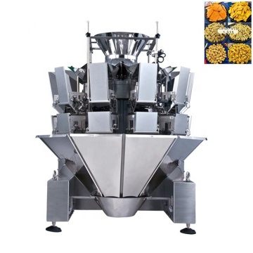High Speed Puffy Snacks Doughnut Weighing Filling Packaging Machine