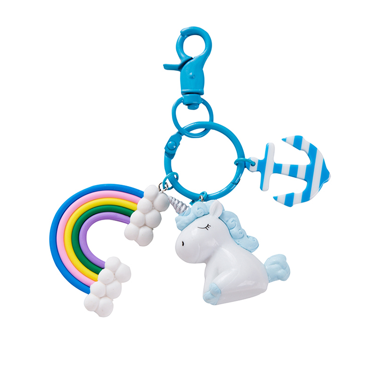 Unicorn Rainbow Keychain 1