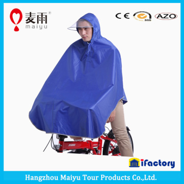 Maiyu waterproof cheap rinding rain poncho with hood