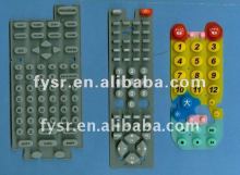 silicone rubber keypad for tv remote control